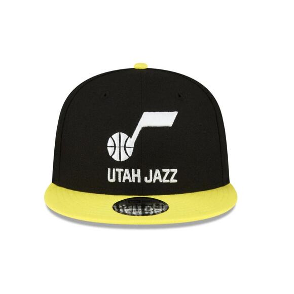 NWT New Era Utah Jazz Basic Two Tone 9FIFTY Snapback Hat NBA Logo Embroidered - Picture 2 of 6